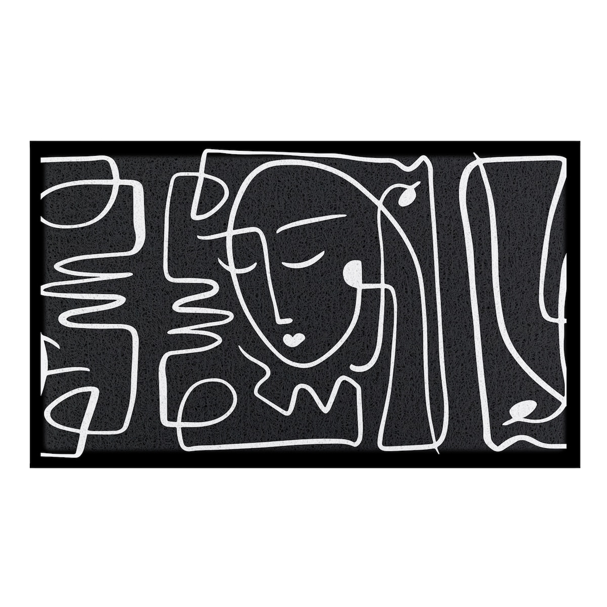 Wycieraczka Face Lines Abstract Indoor & Outdoor (- 70 x 40 cm)