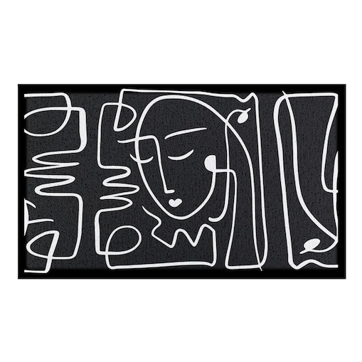 Wycieraczka Face Lines Abstract Indoor & Outdoor (- 70 x 40 cm)