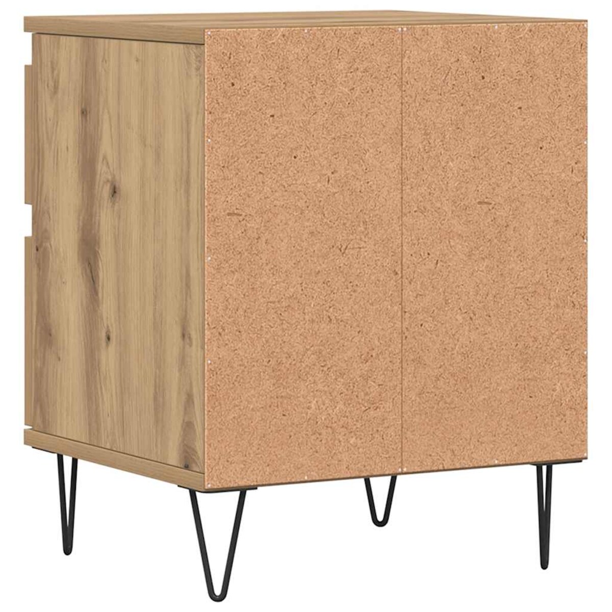 vidaXL Szafka nocna, dąb artisan, 40x35x50 cm, materiał drewnopochodny