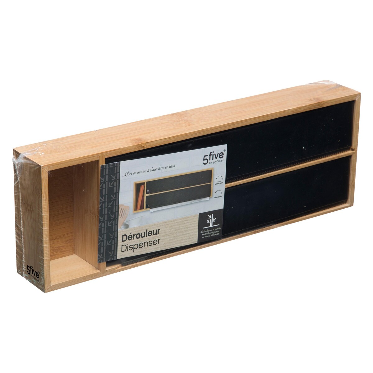 Organizer kuchenny na folię i papier do pieczenia BLACK BAMBOU