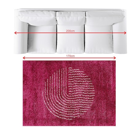 Dywan Royal deep magenta/cream 120x170cm, 120 x 170 cm