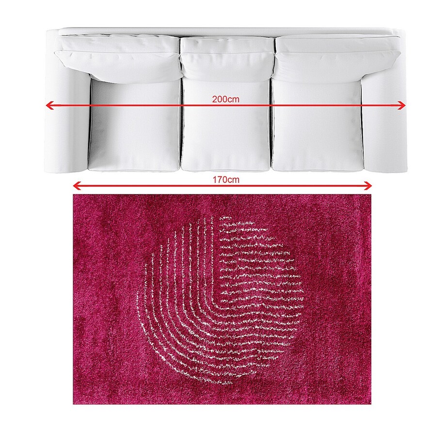 Dywan Royal deep magenta/cream 120x170cm, 120 x 170 cm