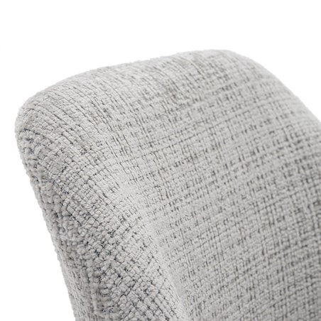 Krzesło tapicerowane obrotowe MILO II jasny szary do salonu jadalni kuchni