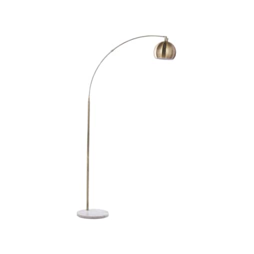 Lampa podłogowa metalowa mosiężna PAROO