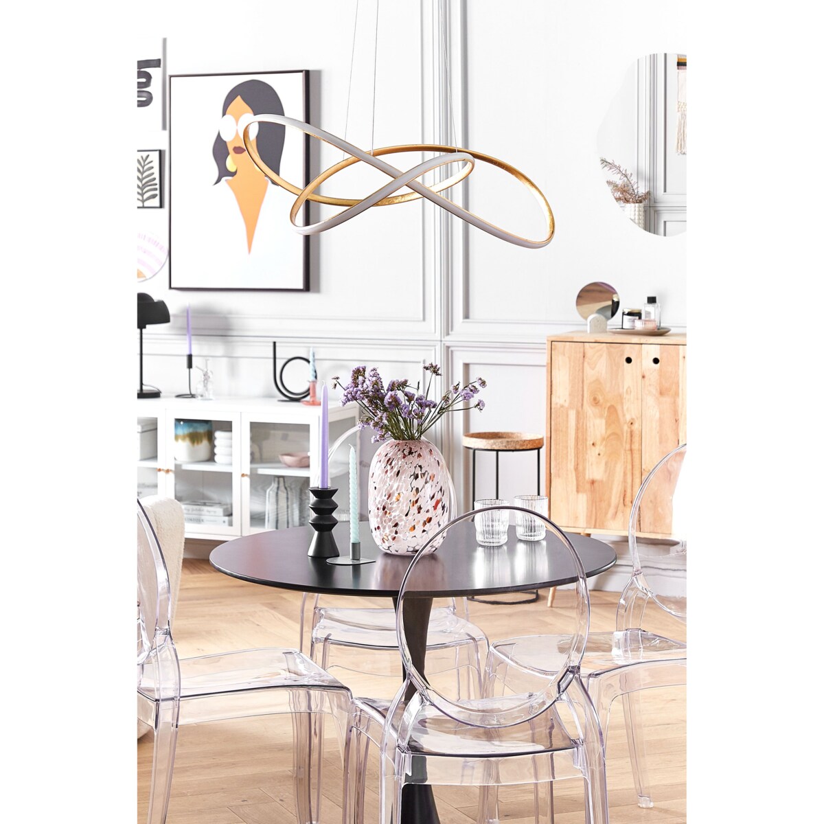 Stół do jadalni BOCA Czarny 90 cm 90 cm