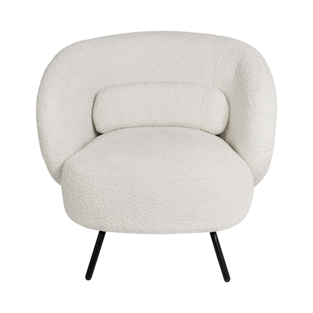 Boucle Fotel Kremowy MAKELA