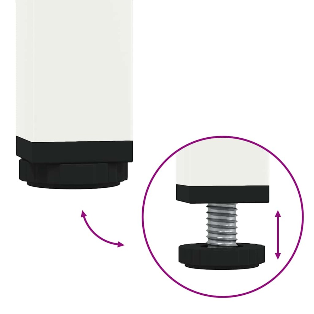 vidaXL Szafka RTV, biała, 135x39x43,5 cm, stal walcowana na zimno