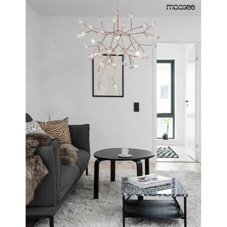 Lampa wisząca Flora MSE010100200 LED 23,W do sypialni złota