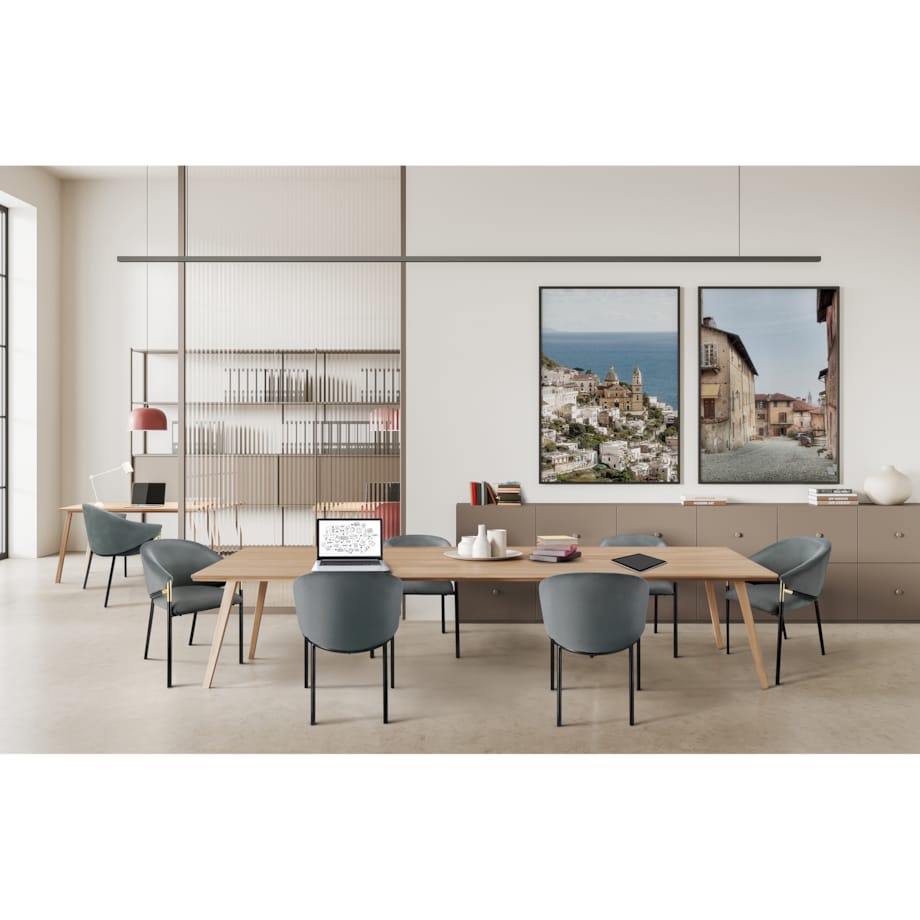 Krzesło welurowe eleganckie AMBER szare