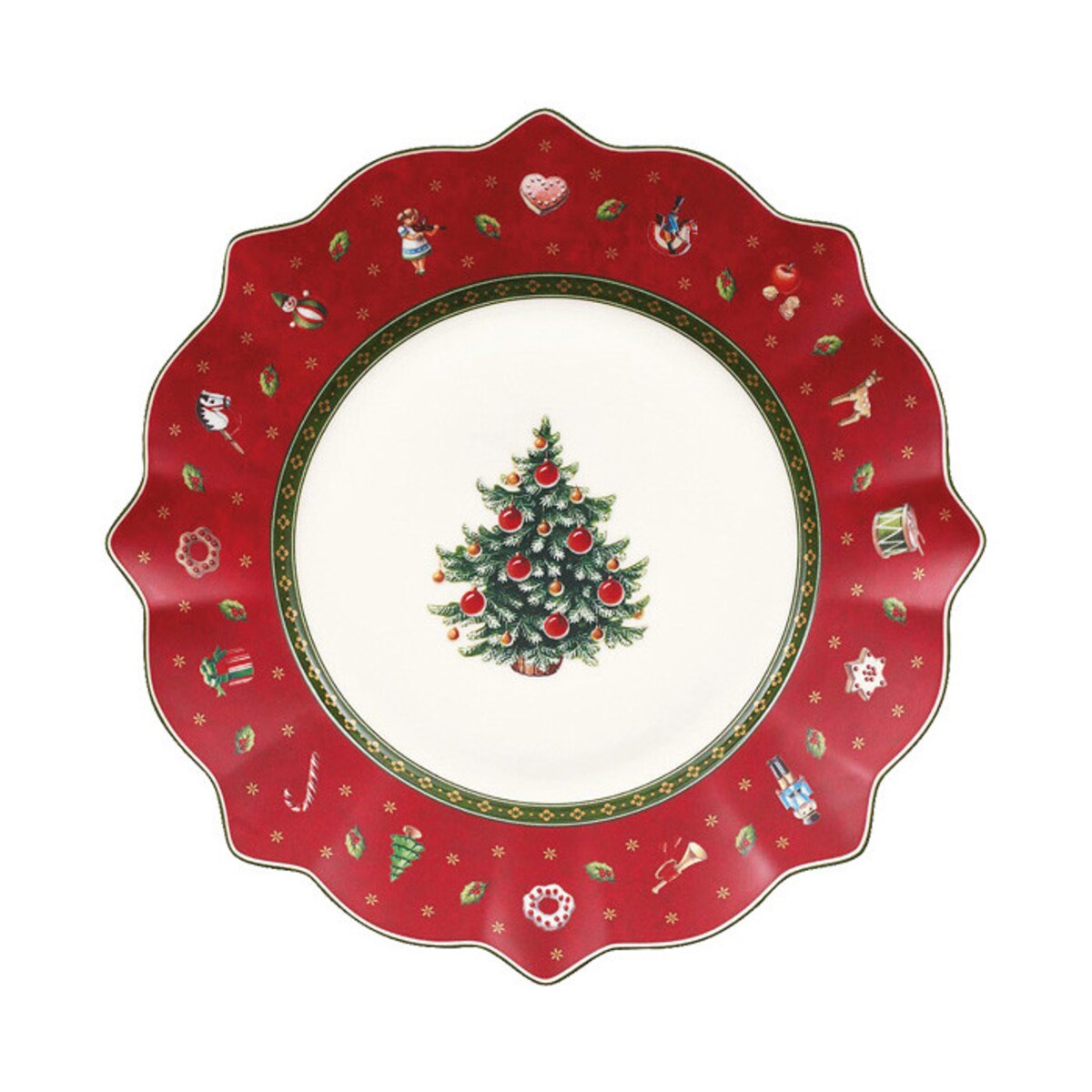 Talerz sałatkowy czerwony Toy's Delight, 24 cm, Villeroy & Boch
