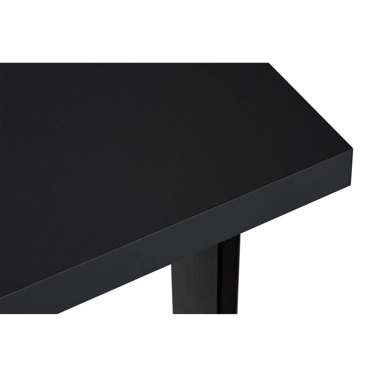 KONSIMO CETO Stół w industrialnym stylu matowy czarny