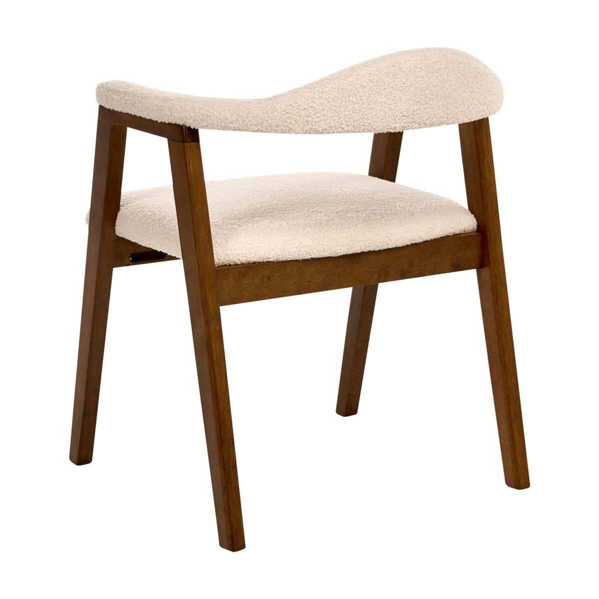 Zestaw 2 krzeseł do jadalni ONECO Drewno Ciemnobrązowy