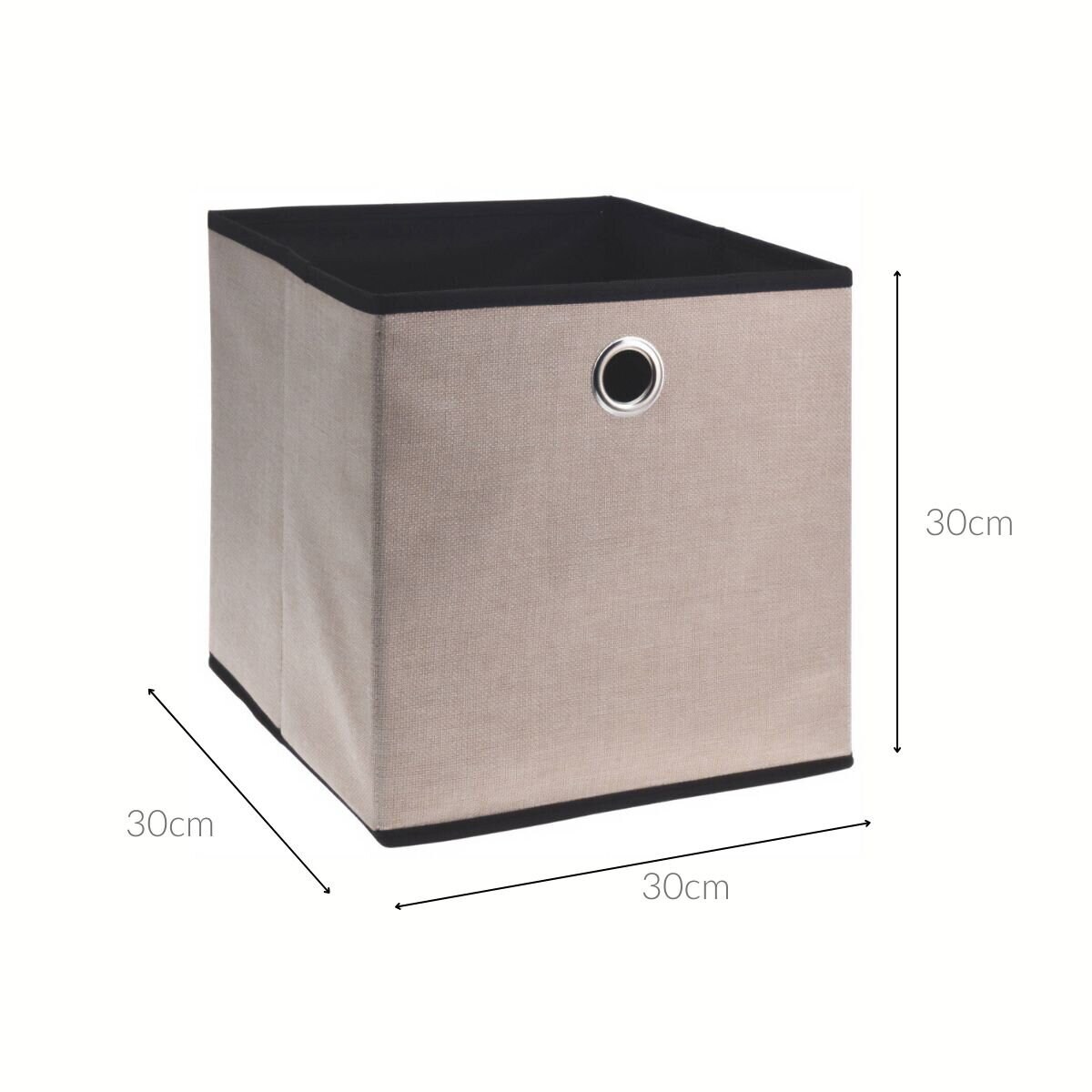 Pojemnik tekstylny do przechowywania NO-WOVEN, 30 x 30 x 30 cm