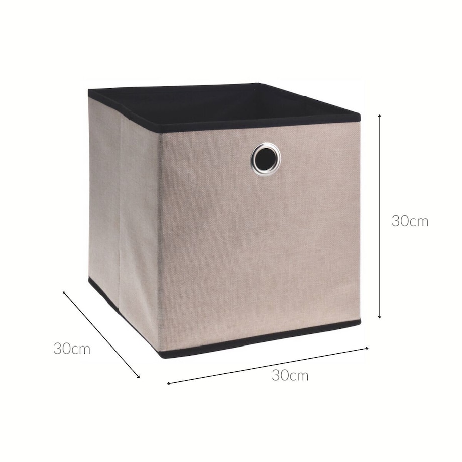Pojemnik tekstylny do przechowywania NO-WOVEN, 30 x 30 x 30 cm