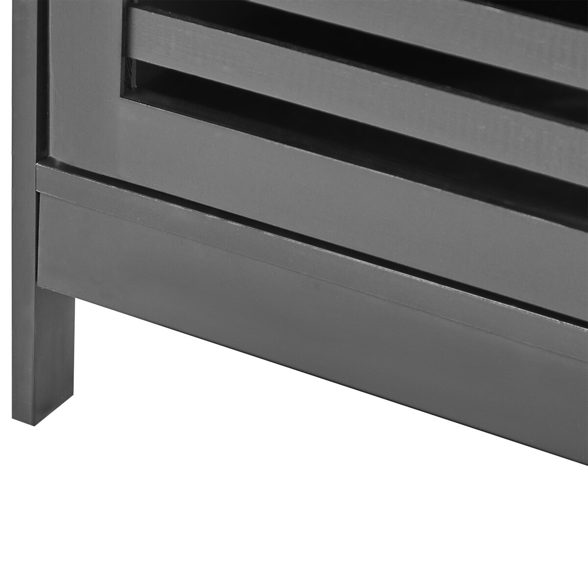Szafka łazienkowa pod umywalkę MISSOULA Bambus 60 cm Czarny