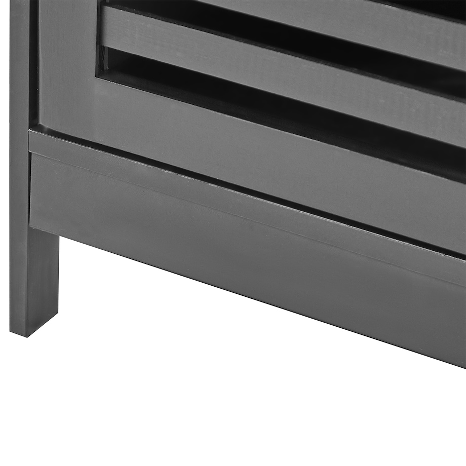 Szafka łazienkowa pod umywalkę MISSOULA Bambus 60 cm Czarny