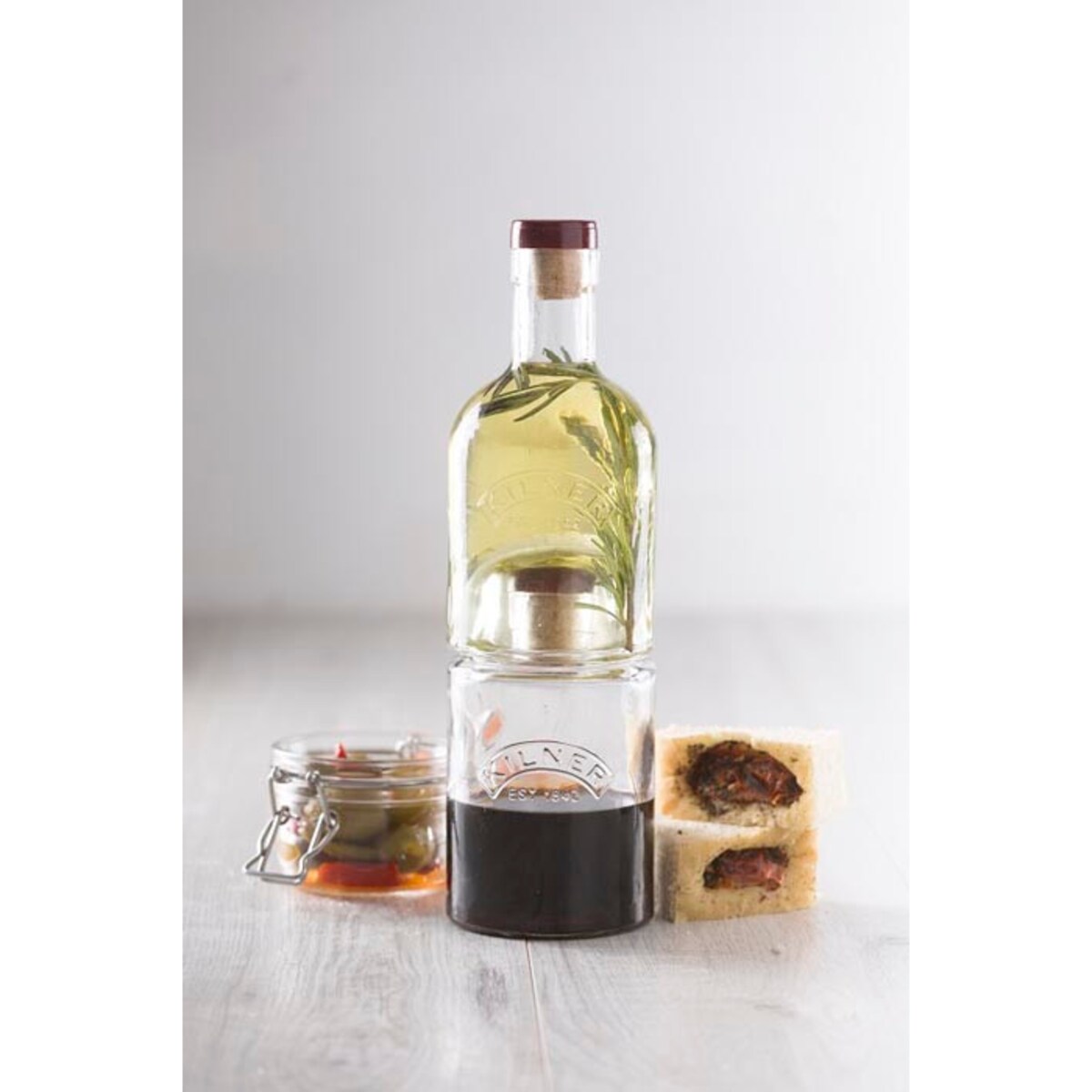 Zestaw 2 butelek do przechowywania, 330-350 ml, Kilner