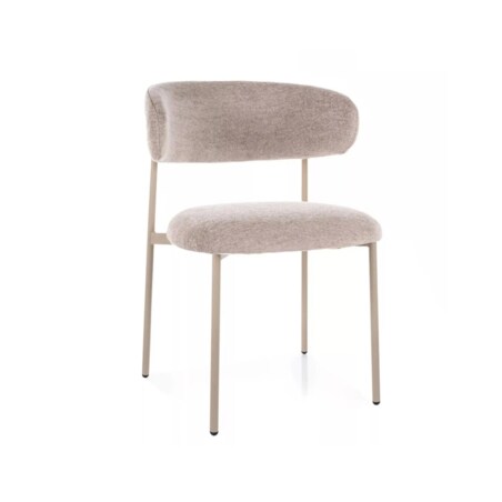 Krzesło tapicerowane ELTON BREGO beżowe