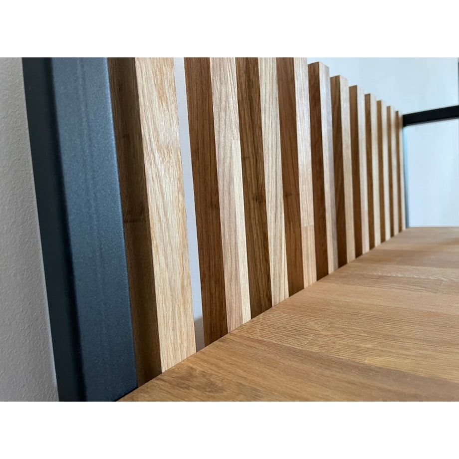 Konsola meblowa lamele 60x80x20cm podwójna