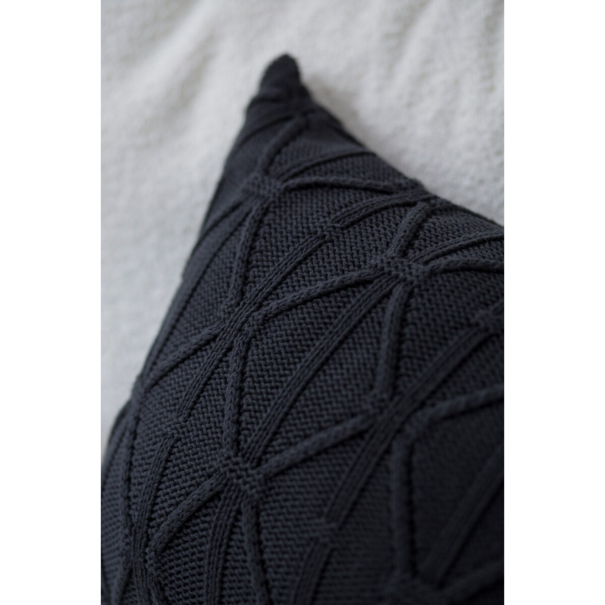 Poszewka brytyjska podłużna grafitowa, 40 x 60 cm, La Manta