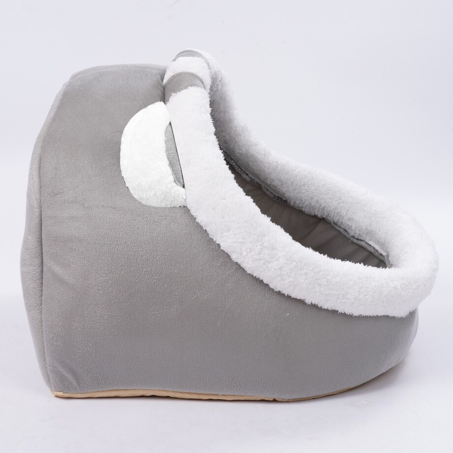 BUDKA DLA KOTA PSA buda legowisko domek MIĘKKIE POSŁANIE PLUSZOWE 45x37