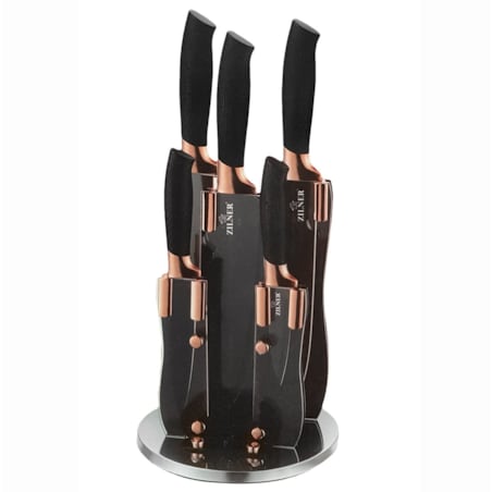 Zestaw noży powlekanych 6 ele. ZILNER Rosegold