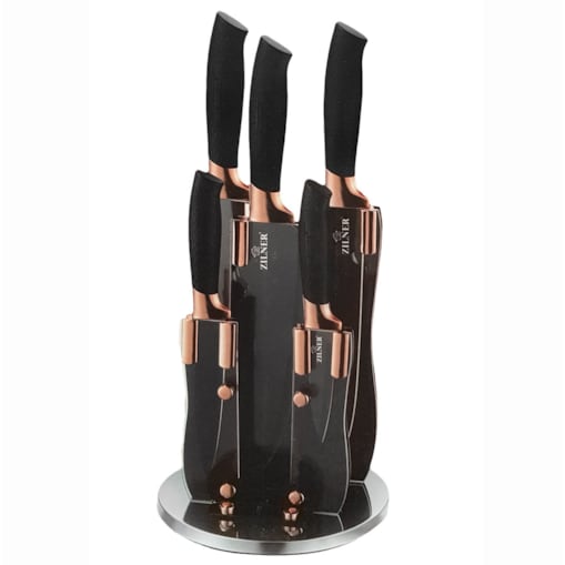 Zestaw noży powlekanych 6 ele. ZILNER Rosegold