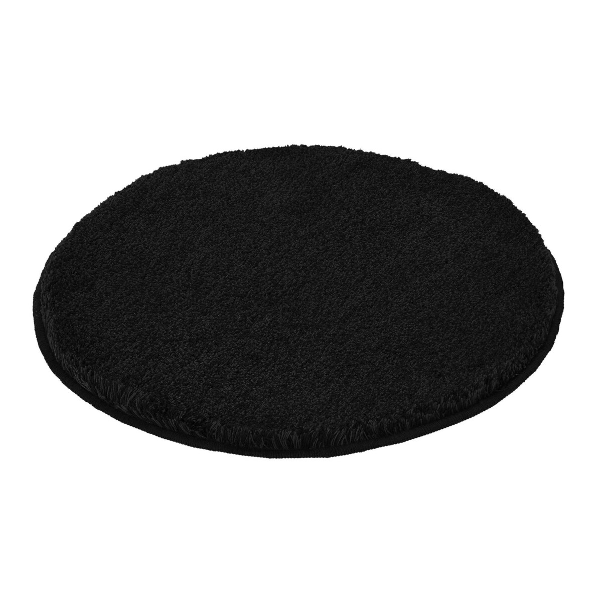 Kleine Wolke Relax Dywanik łazienkowy czarny 100 cm okrągły