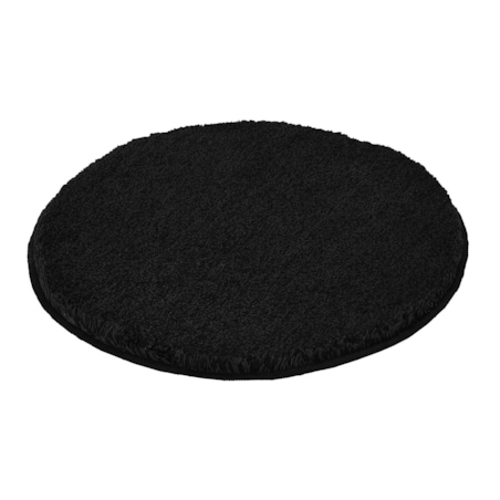 Kleine Wolke Relax Dywanik łazienkowy czarny 100 cm okrągły