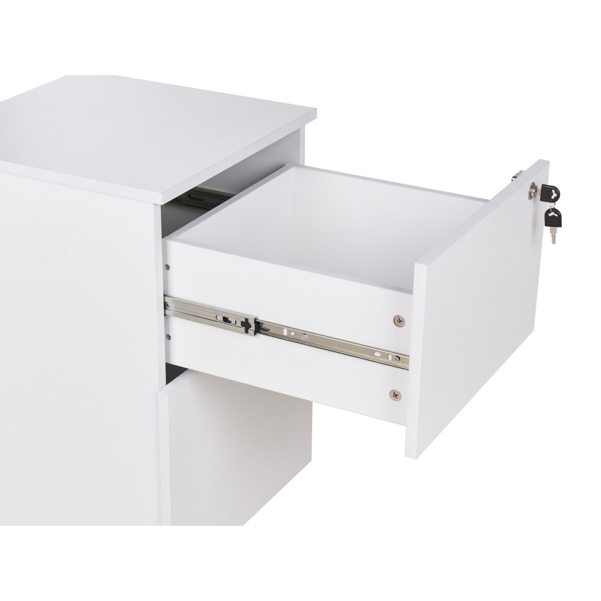 Szafka biurowa biała JOHNSON