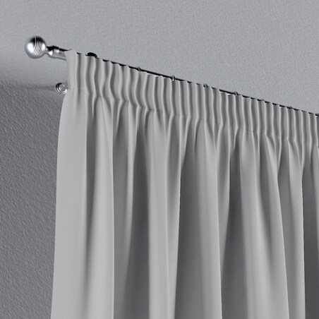 Zasłona na taśmie marszczącej 1 szt. 130x245 srebrny