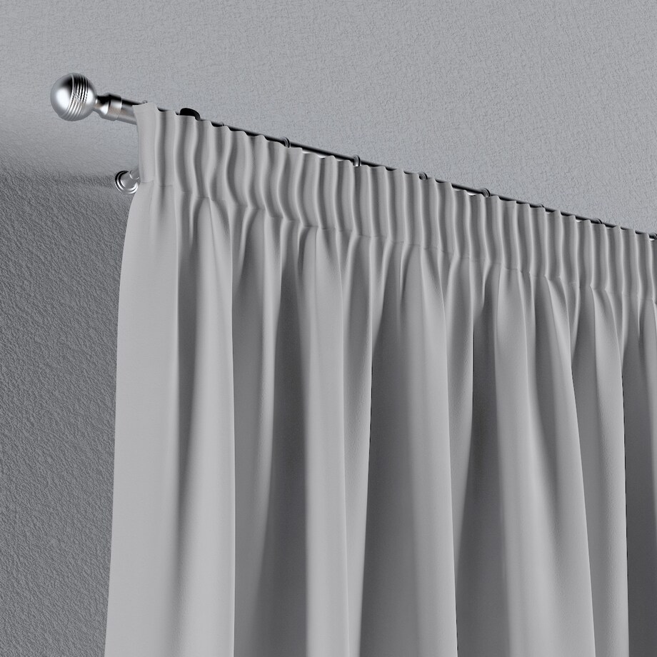 Zasłona na taśmie marszczącej 1 szt. 130x245 srebrny