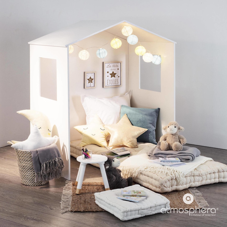 Taboret dla DZIECKA - stołek czteronożny, wysokość: 26 cm, Ø 24 cm