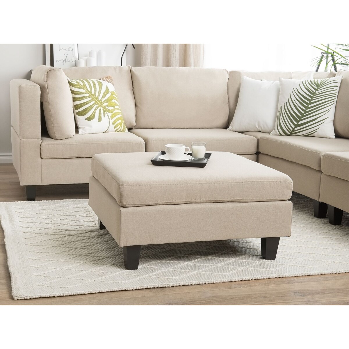 Otomana beżowa FEVIK