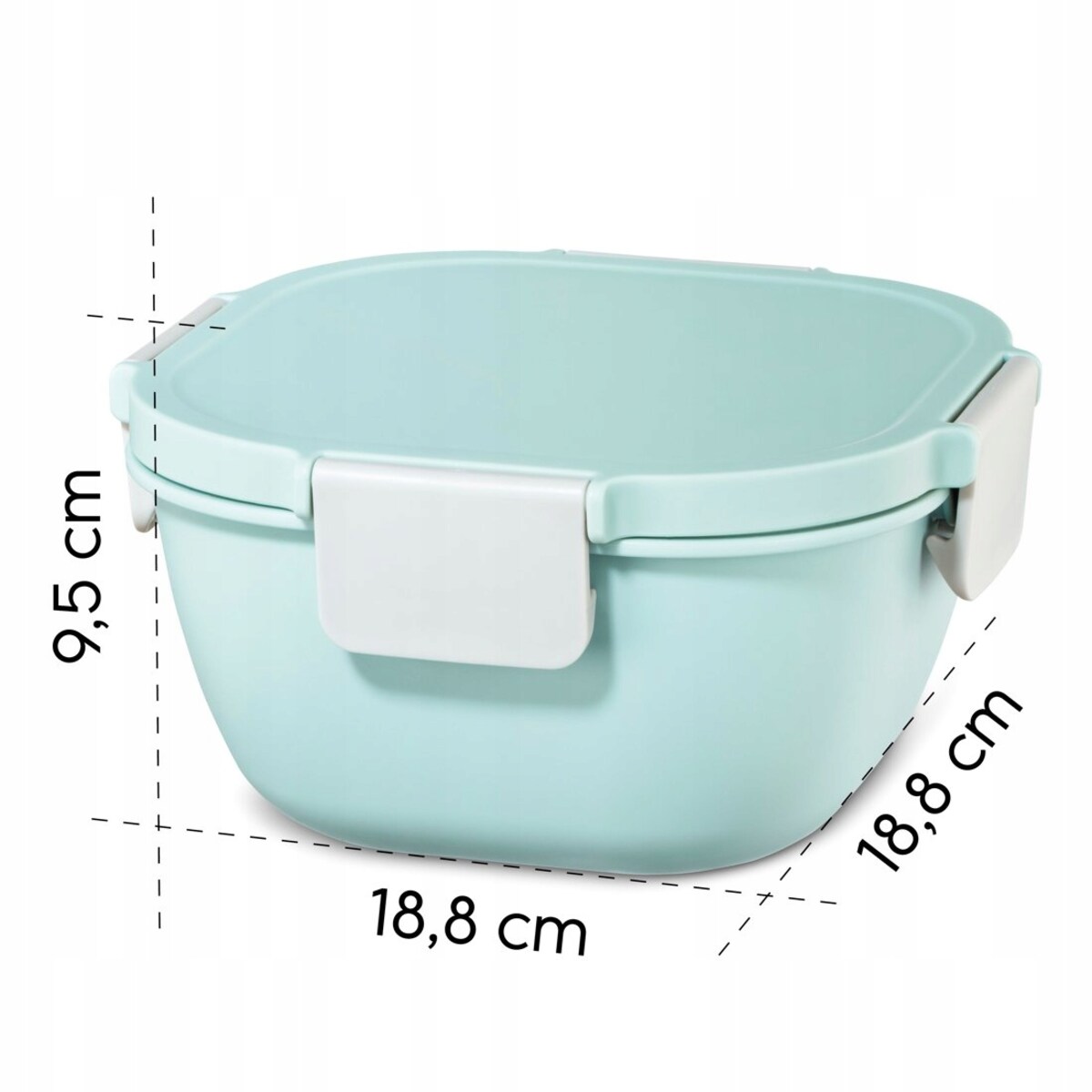 XAVAX Pojemnik na żywność lunchbox 1,7l / miętowy