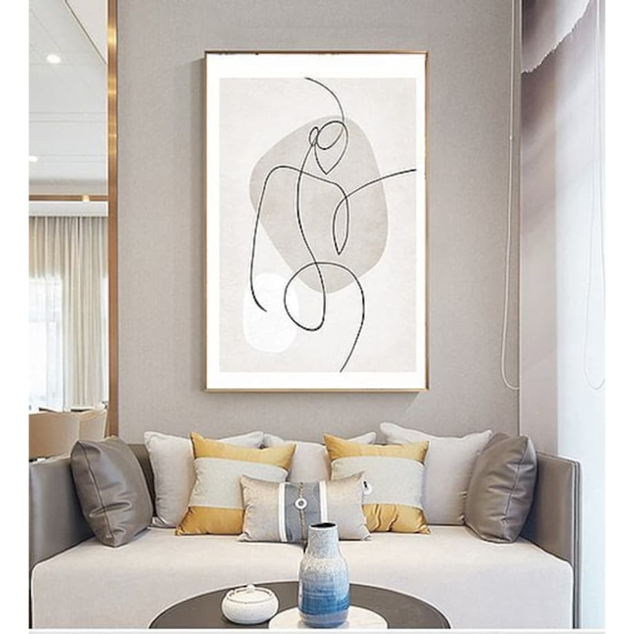 Poster Story, Plakat, Obraz - Kontury Kobiety No1, wymiary 30 x 42 cm