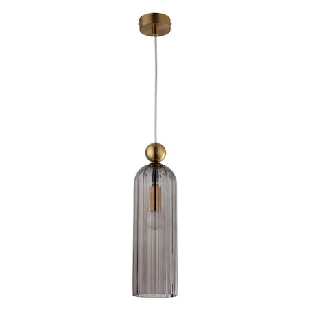 Wisząca lampa Piega LP-939/1P smoked podłużny dymiony zwis nad wyspę kuchenną