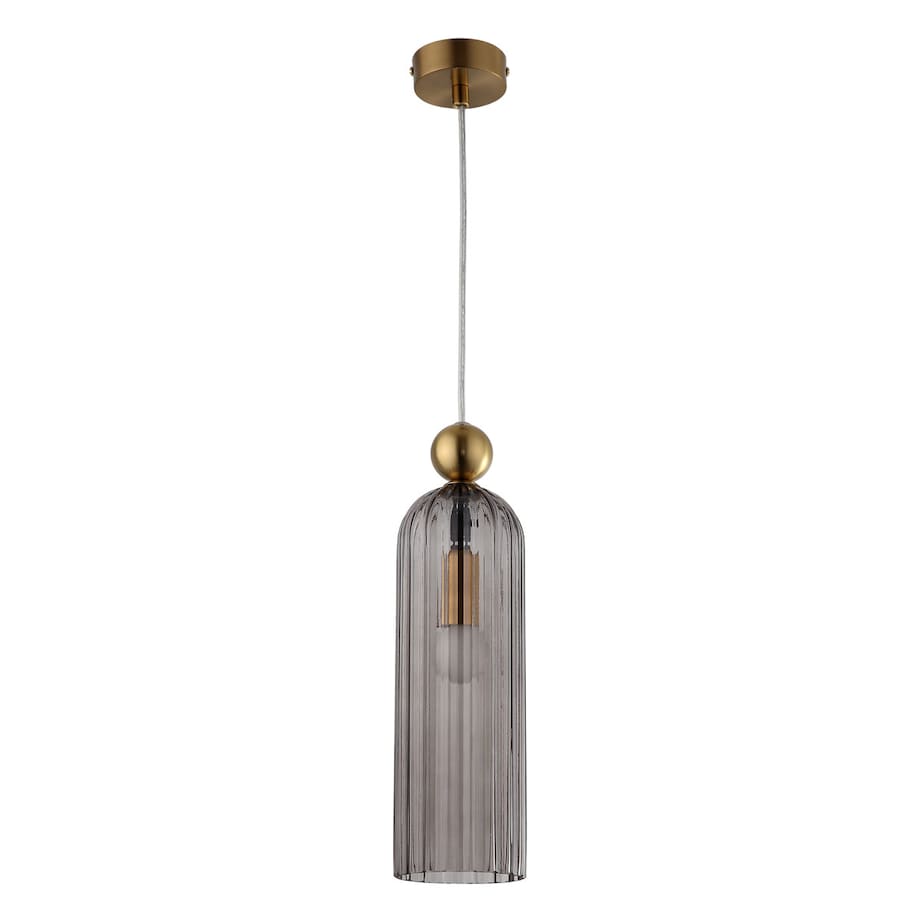 Wisząca lampa Piega LP-939/1P smoked podłużny dymiony zwis nad wyspę kuchenną