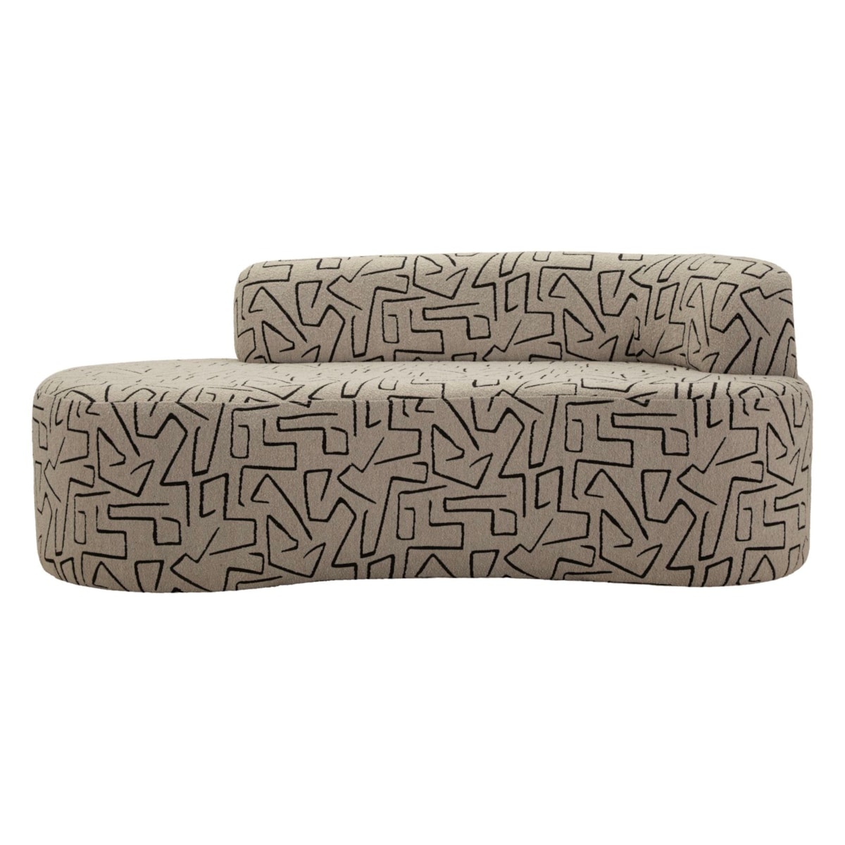 Sofa Nairobi, kolor wielokolorowy, poliester i sklejka, 176 x 91,5 x 69 cm, styl nowoczesny, do salonu, Mauro Ferretti