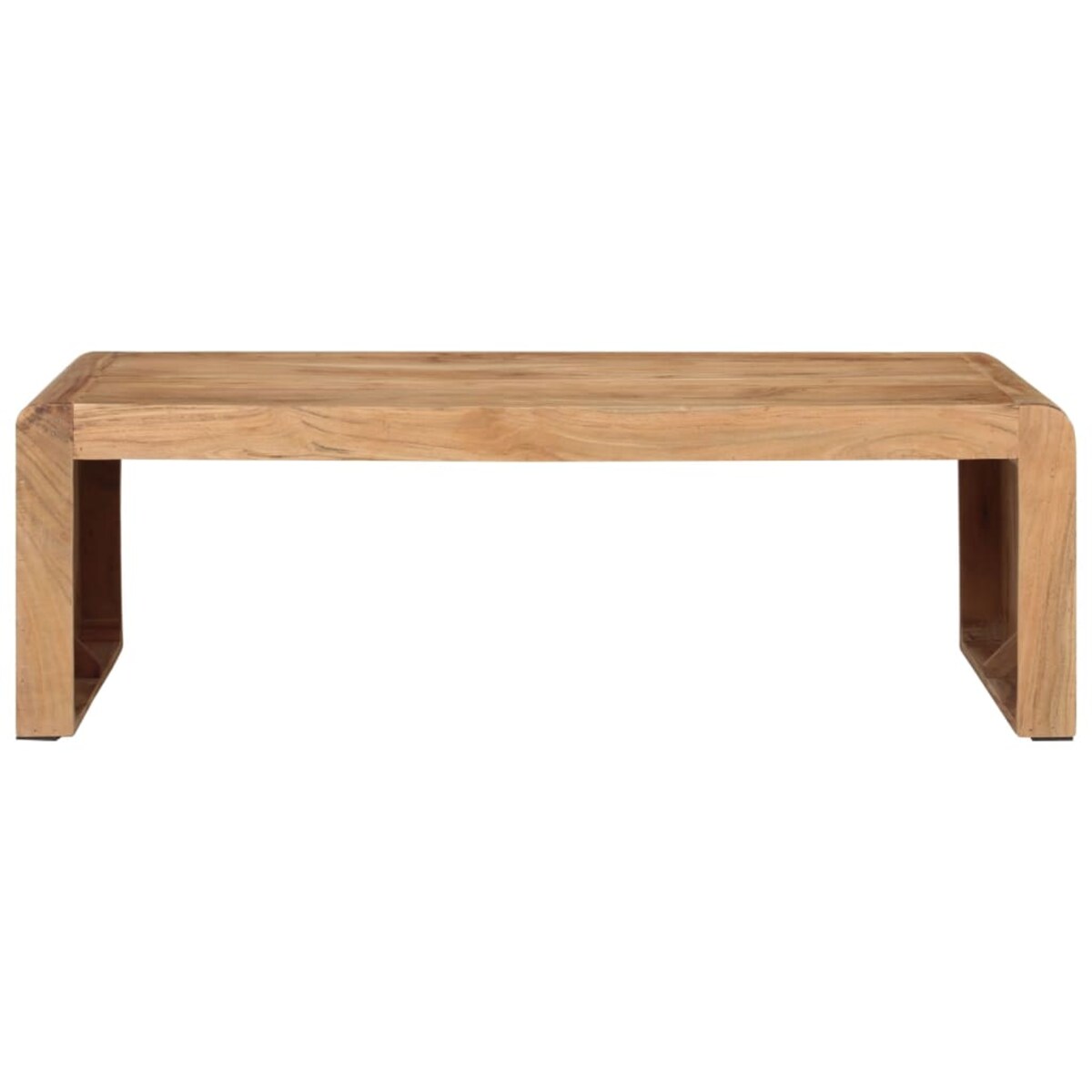 vidaXL Stolik kawowy, 110x55x35 cm, lite drewno akacjowe