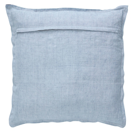 Dekoracyjna poduszka, ozdobna lniana poszewka - 45 x 45 cm, kolor niebieski, Marc O'Polo