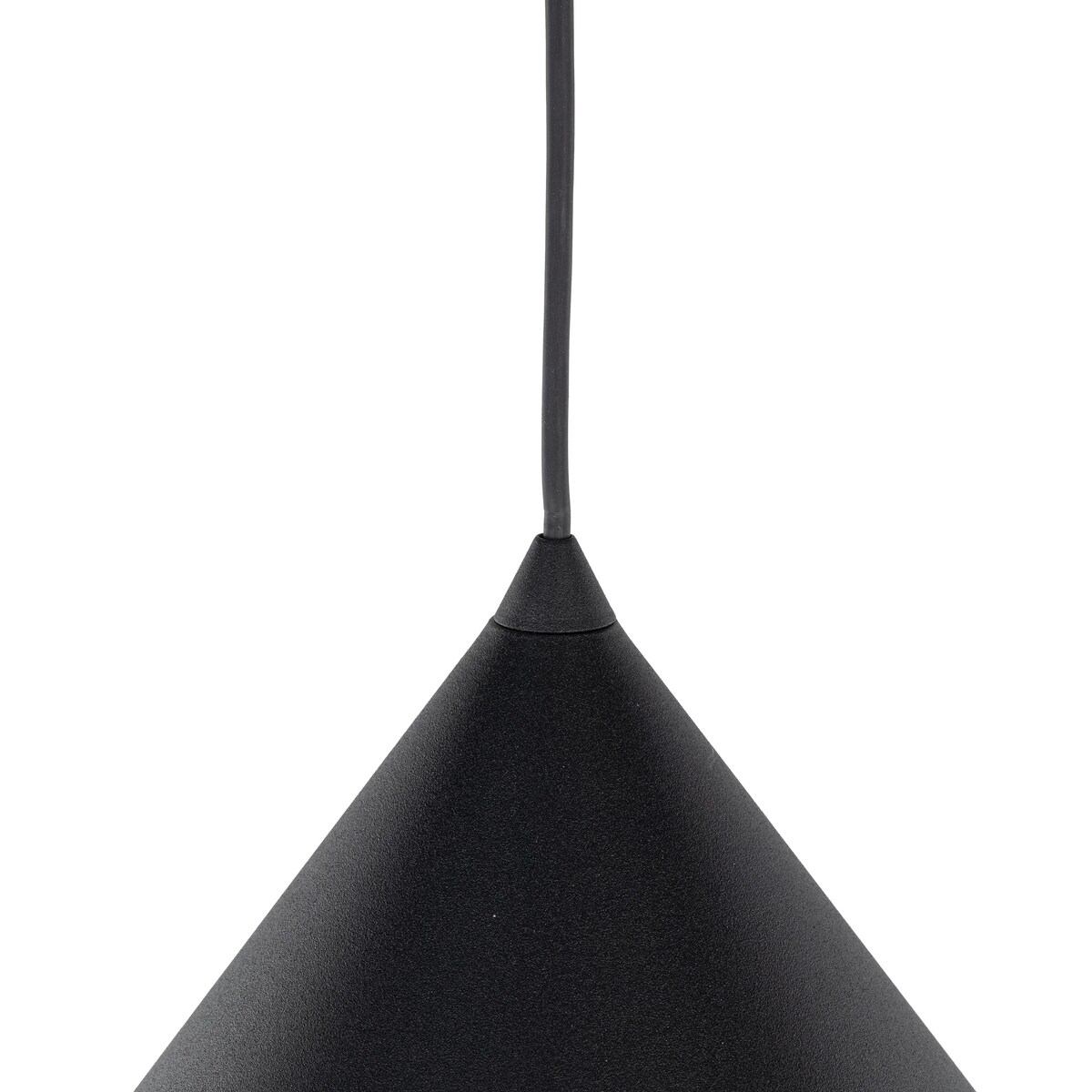 Lampa wisząca TK Lighting CONO BLACK 10059 czarna 50 cm E27 regulowana do 170 cm