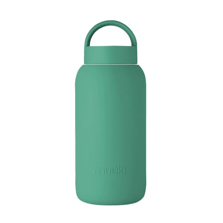 MUUKI DAILY BOTTLE szklana butelka na wodę 720 ml, Frosted Green