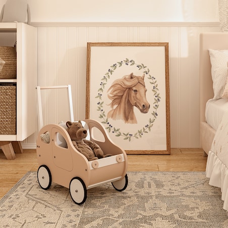 Plakat dla dzieci Koń Kasztan 20x30