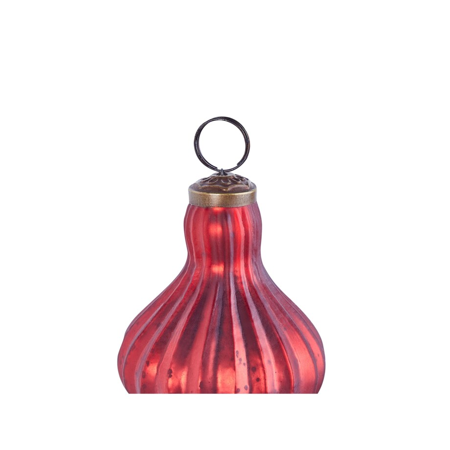 Zestaw 8 bombek BRILLANT Szkło Czerwony