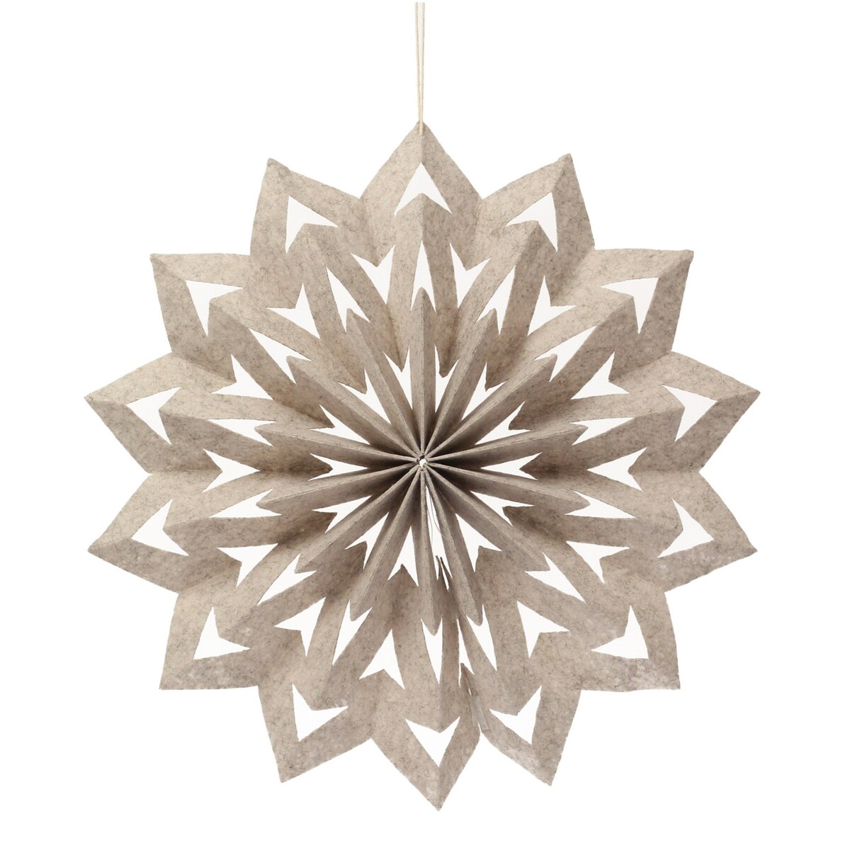 Ozdoba świąteczna Nivalis II beige 40 cm boże narodzenie, święta, świąteczne, beżowy, 40x5 cm