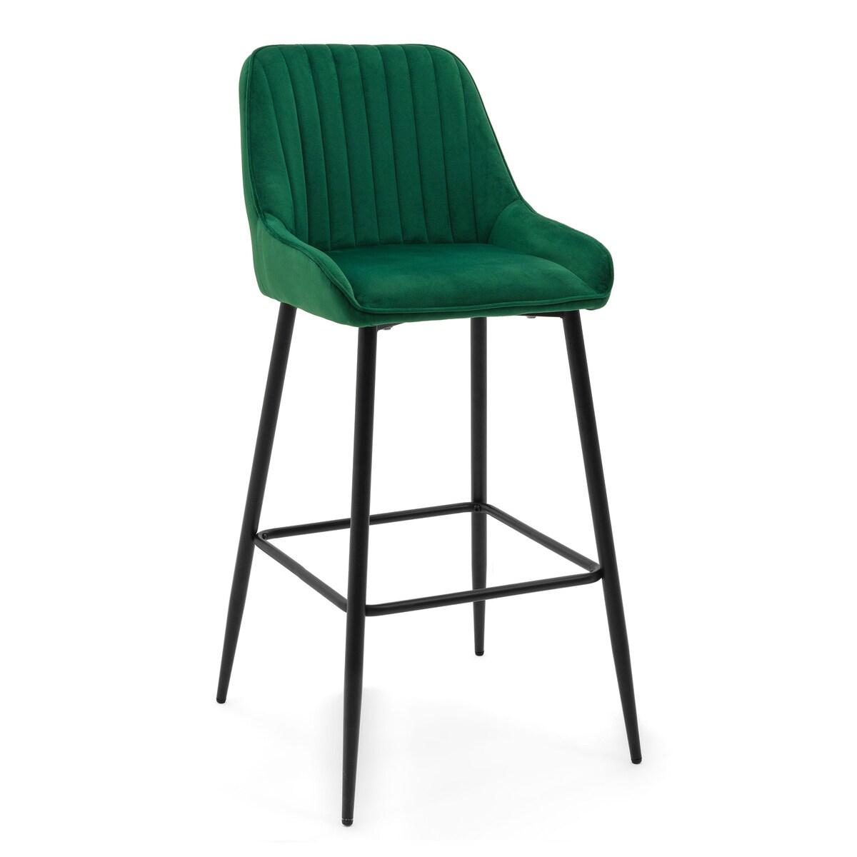 Hoker tapicerowany welurowy do salonu jadalni barowy glamour PASSO