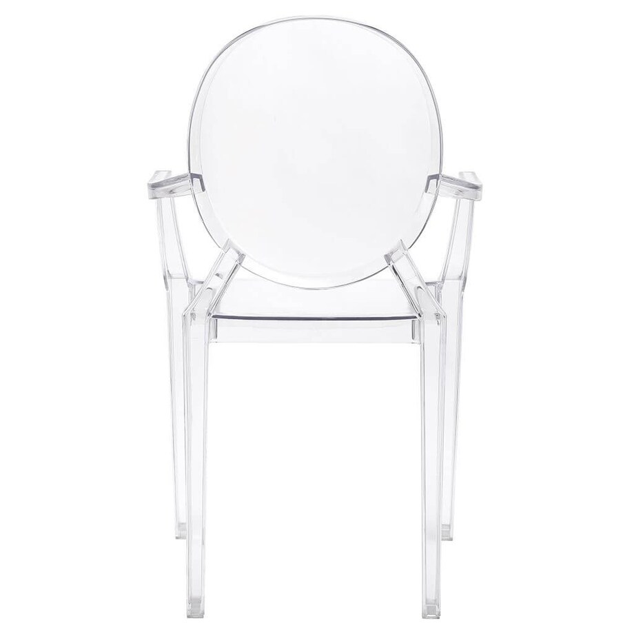 Tarasowe krzesło Louis 124-APC.CLEAR King Home transparentne