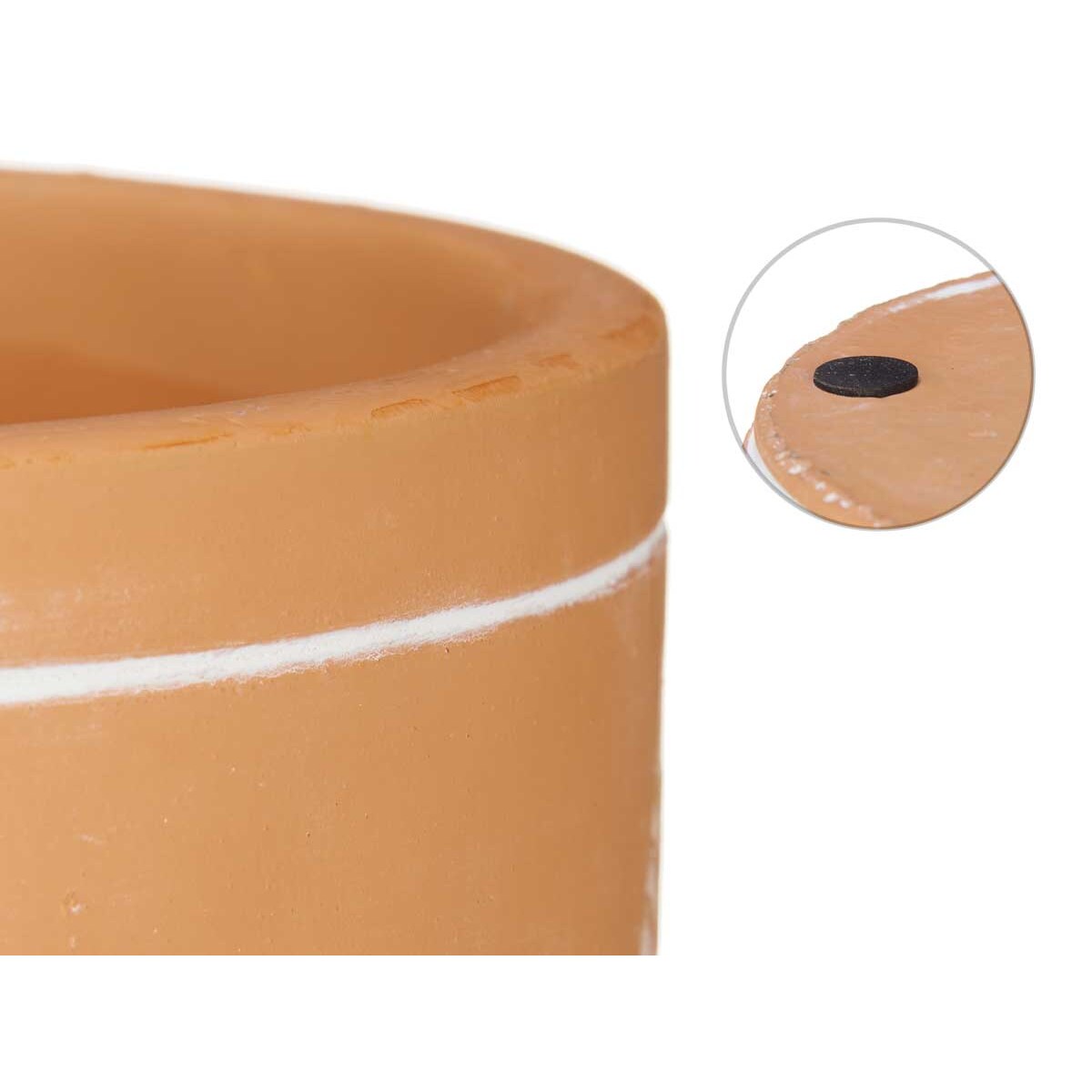 Osłonka na doniczkę z terakoty LEAVES