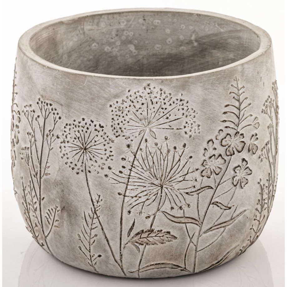 Wazon ceramiczny 36x19x19 cm CONTE czarny